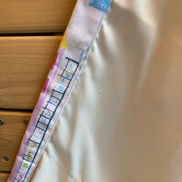 Simple Adorable Girls Pastel Home Sweet Home House design Curtain Set - Picture 8 of 10